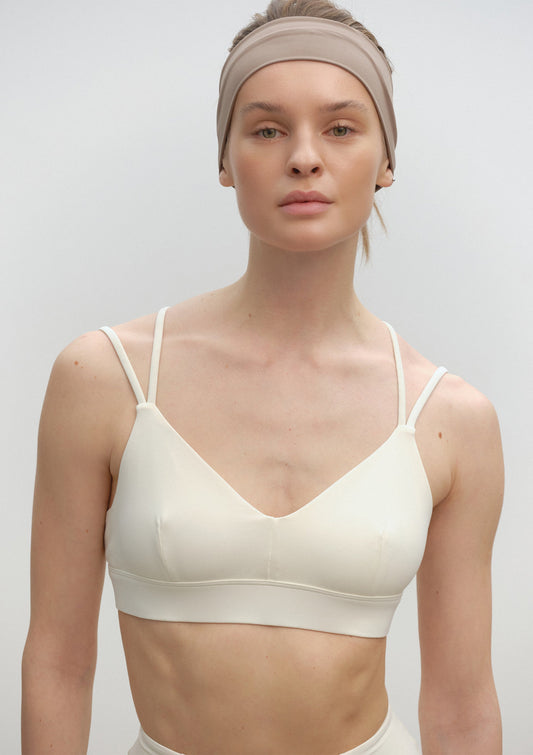 Ivory Strappy Bralette