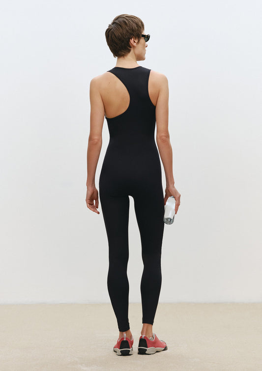 Black Asymmetric Jumpsuit