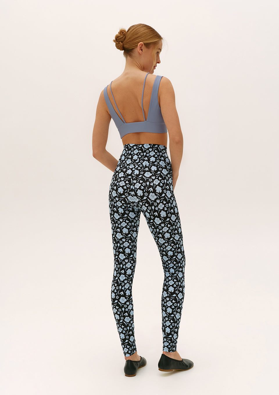 Flower-blue Essential Legging