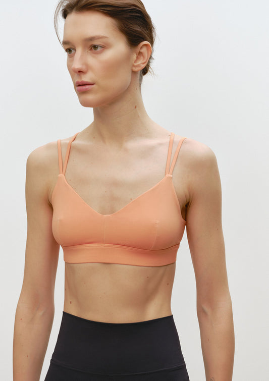 Orange Strappy Bralette