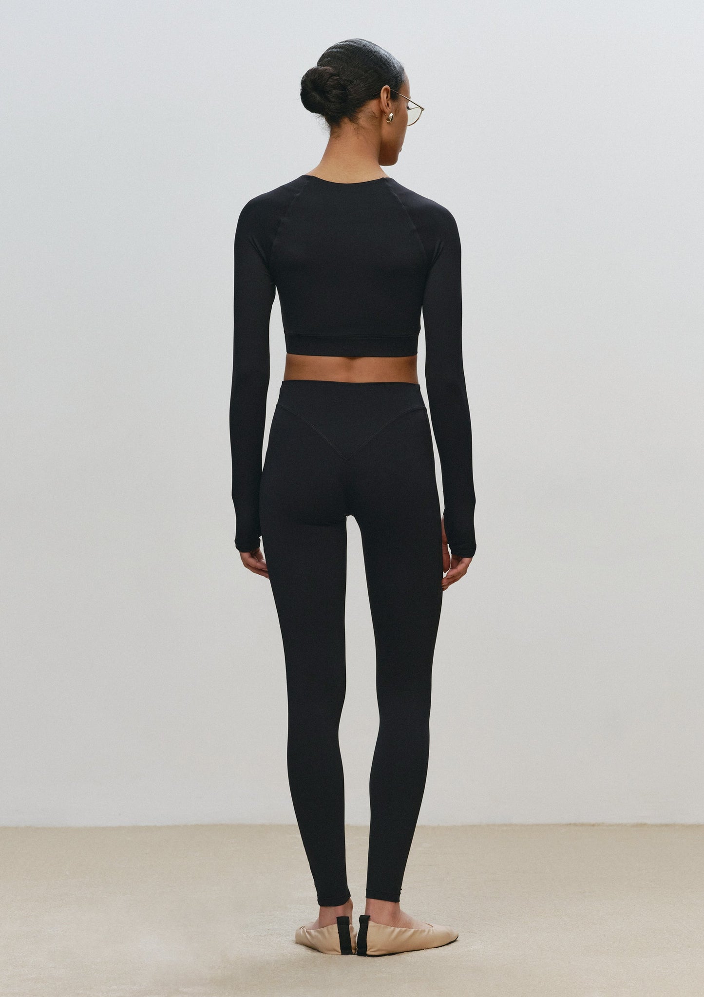 Black Zipped Croptop
