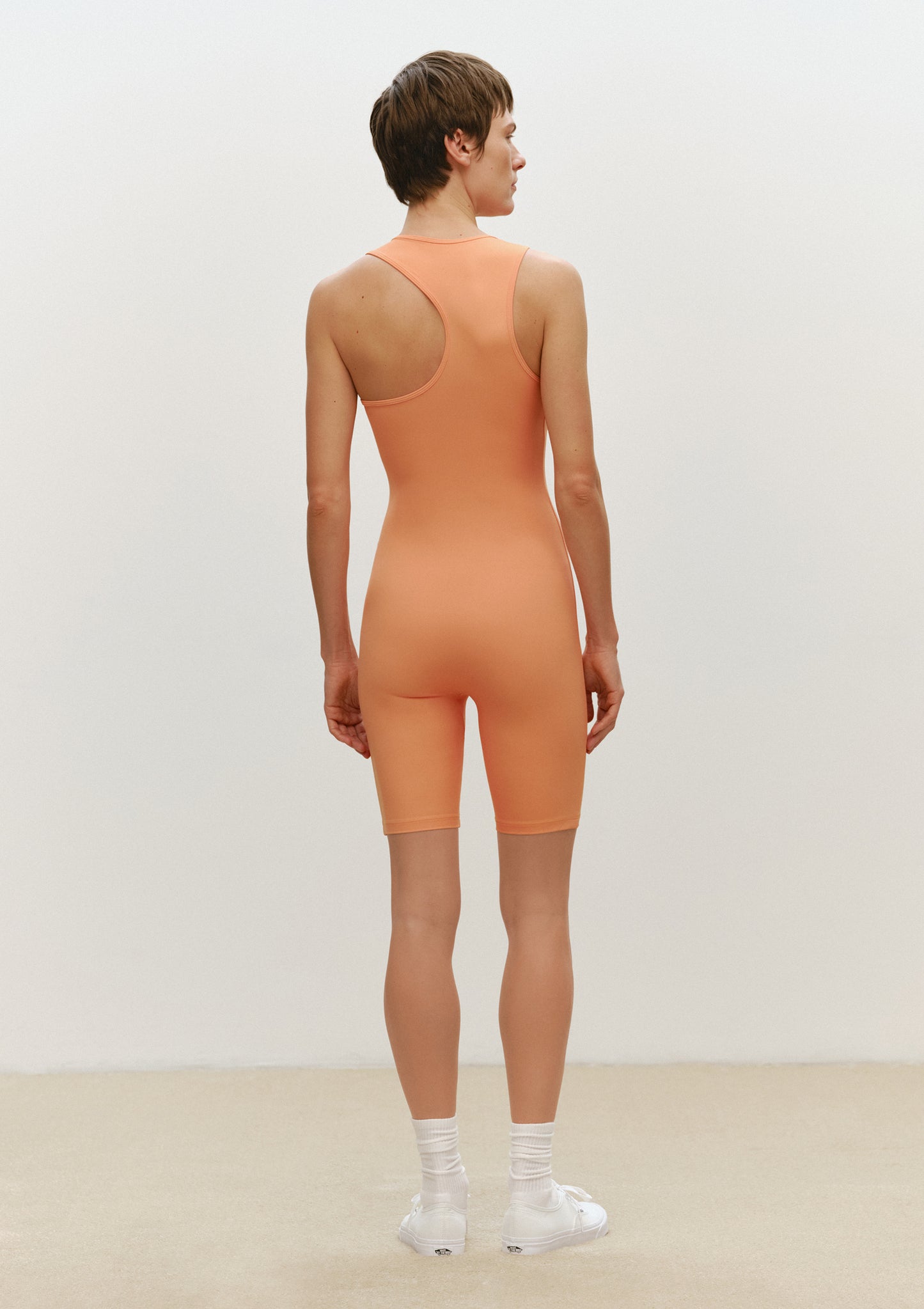 Orange Asymmetric Jumpsuit