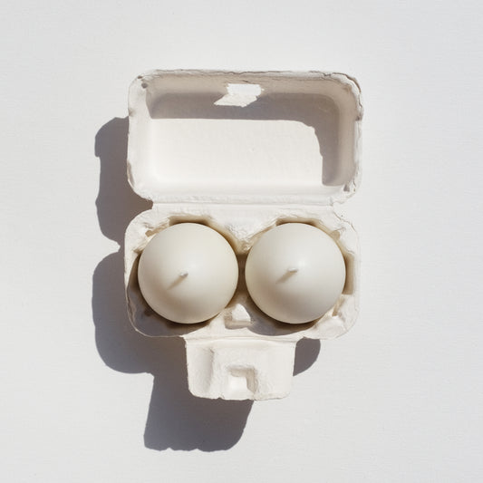 Eggs Candle Set 2 pieces