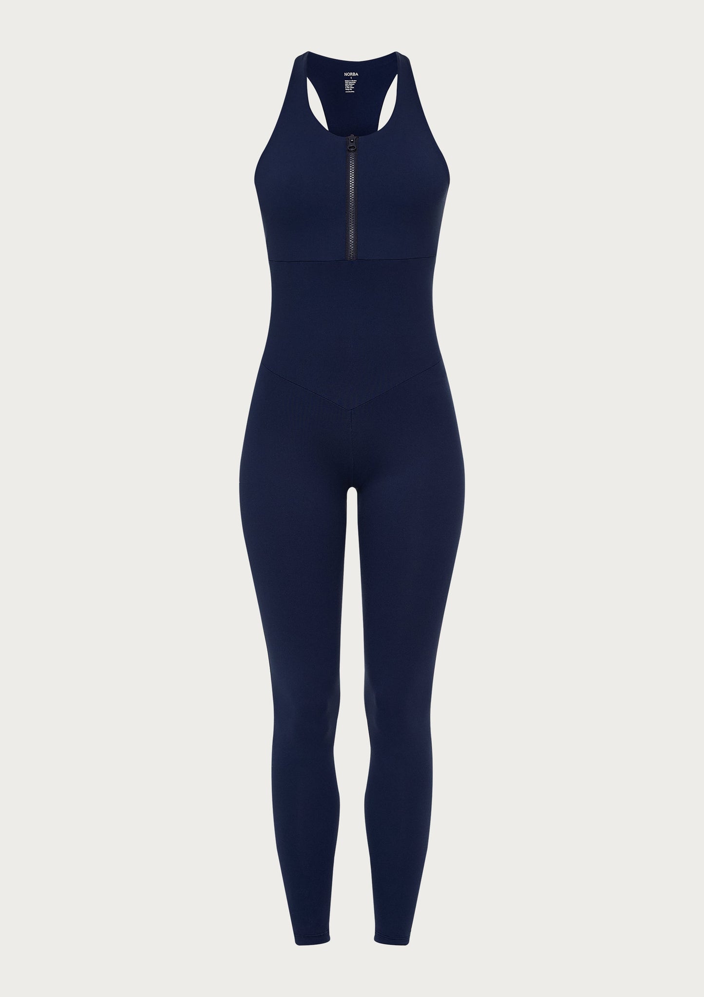 Dark-blue Racerback Jumpsuit